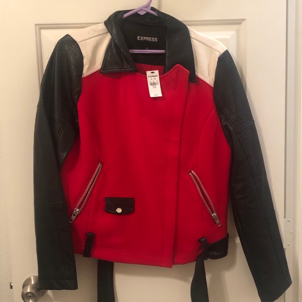 Express leather jacket